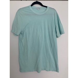 James Perse Light Blue Cotton Crew | Men’s Medium
